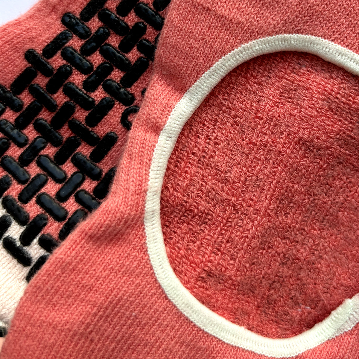 Orange Peach Full Toe Ankle Grip Socks